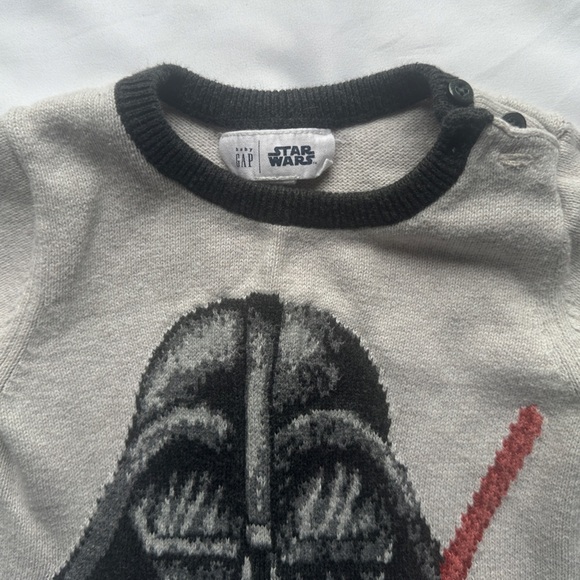 Baby Gap Star Wars Darth Vader Knit Romper - Picture 5 of 5